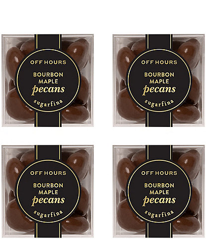 Sugarfina x Off Hours Bourbon Maple Pecans Small Cube, 4-Piece Kit