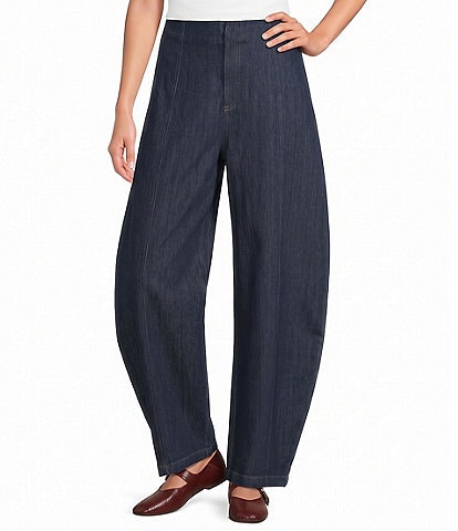 Sugarlips Benna High Rise Barrel Leg Denim Pants