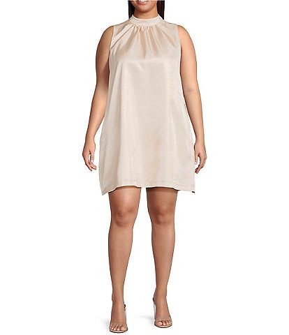 Sugarlips Plus Keyla Sleeveless Trapeze Minidress