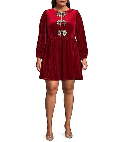 Dillards red dress plus size hotsell