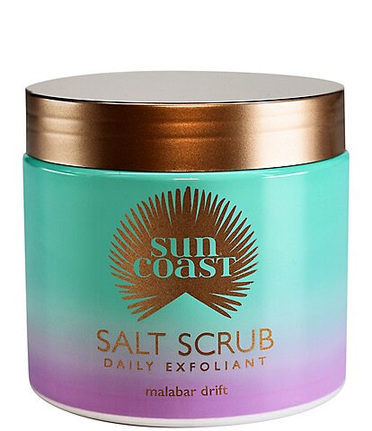 Sun Coast Malabar Drift Salt Scrub with Sandalwood, Juniper Berry, Frankincense, Lavender, Cypress 22 oz.
