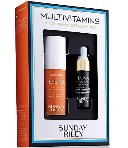 Sunday Riley Multivitamins C.E.O Vitamin C Serum and Luna Kit