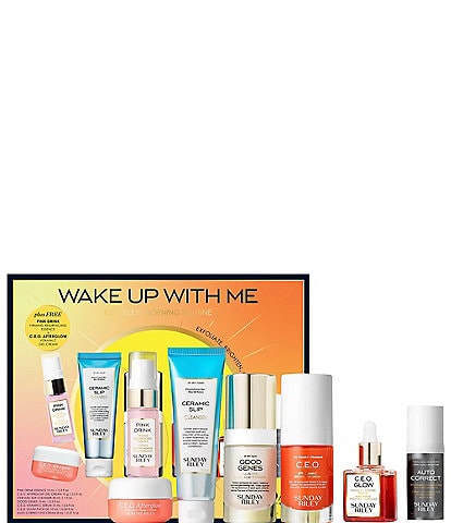 Sunday Riley Wake Up With Me Morning Routine Kit