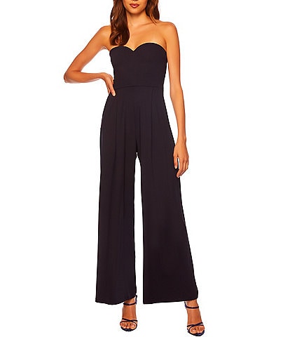 Harlow Satin Jumpsuit Very Berry
