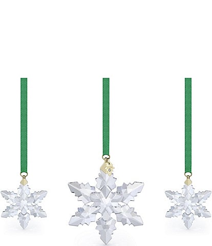 Swarovski Crystal 2024 Annual Edition Ornaments, Set of 3