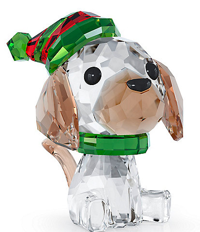 Swarovski Crystal Holiday Cheers Beagle Figurine