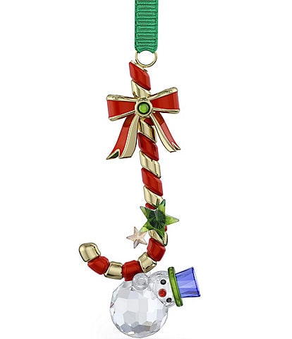 Swarovski Crystal Holiday Cheers Dulcis Candy Cane Ornament