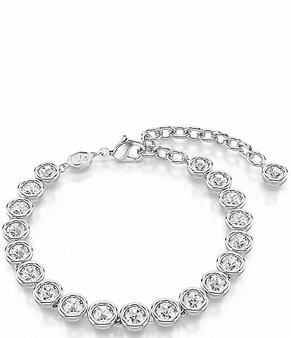 Swarovski Crystal Imber Silver Tennis Line Bracelet