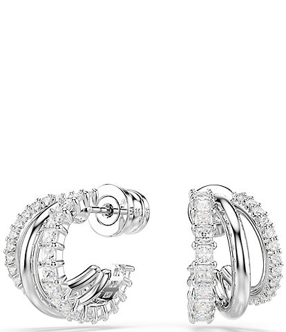 Swarovski Hyperbola Mini Hoop Earrings