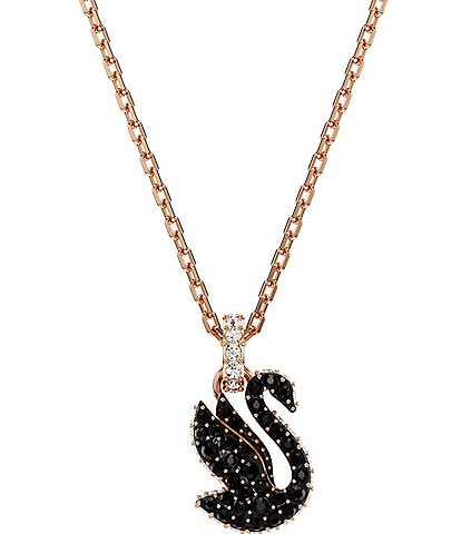 Swarovski Iconic Crystal Swan Short Pendant Necklace