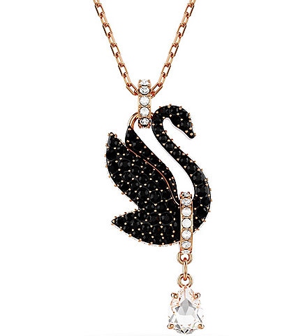 Swarovski Iconic Swan Crystal Short Pendant Necklace
