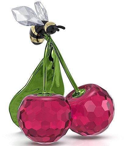 Swarovski Idyllia Bee and Cherry Figurine