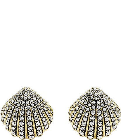 Swarovski Idyllia Crystal Shell Stud Earrings