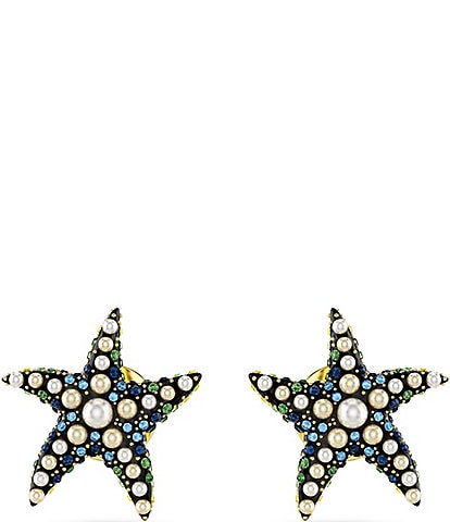 Swarovski Idyllia Crystal Starfish Stud Earrings