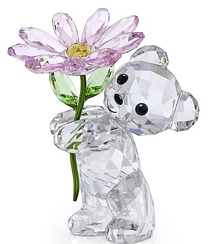 Swarovski Kris Bear A Daisy for You Figurine