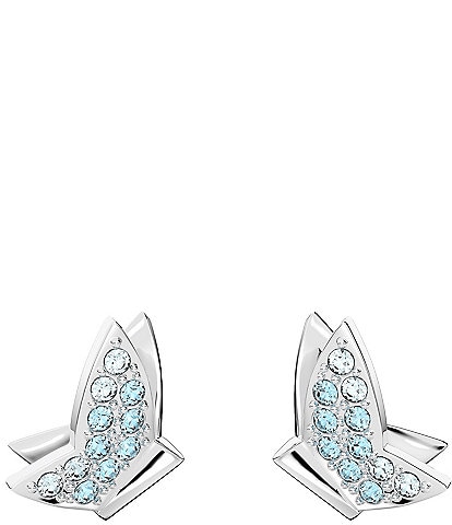 Swarovski Lilia Blue Butterfly Crystal Stud Earrings