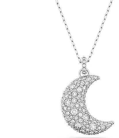 Swarovski Luna Moon Crystal Short Pendant Necklace