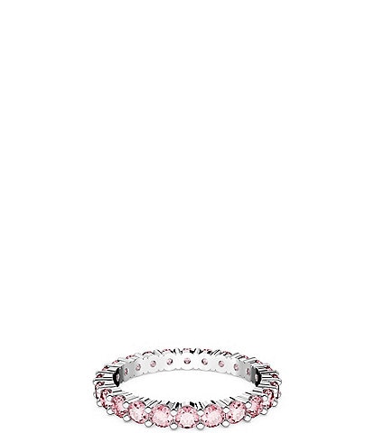 Swarovski Matrix Collection Colorful Crystal Band Ring