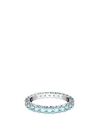 Swarovski Matrix Collection Colorful Crystal Band Ring