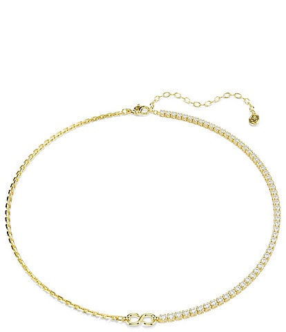 Swarovski Matrix CZ Chain Collar Necklace