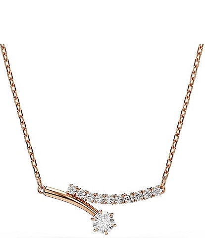 Swarovski Matrix Round Cut CZ Collar Necklace