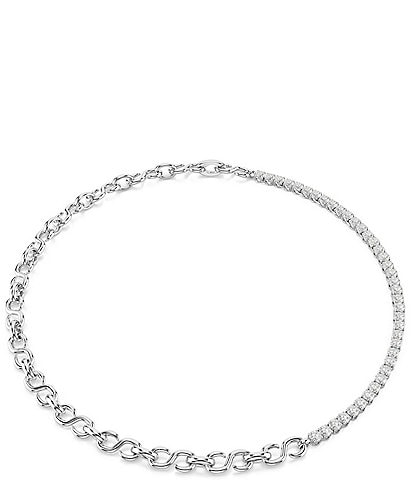 Swarovski Matrix S-Shape Chain Collar Necklace