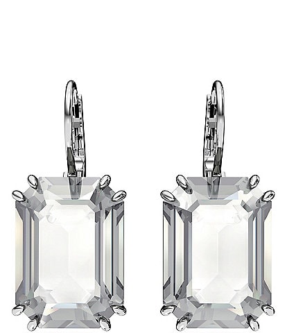 Swarovski Millenia Octagon Crystal Drop Earrings