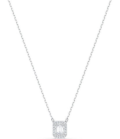 Swarovski Millenia Short Silver Crystal Pendant Necklace