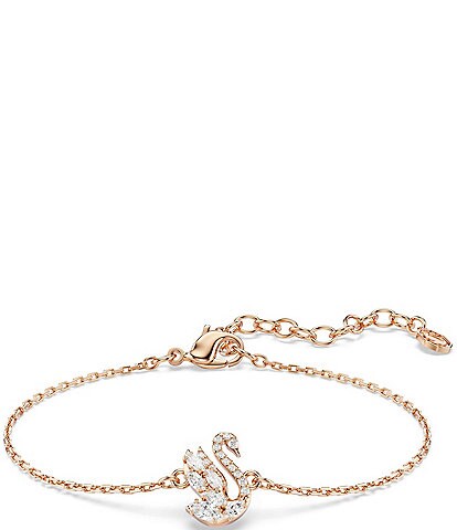 Swarovski Mixed Cut Swan Bangle Bracelet