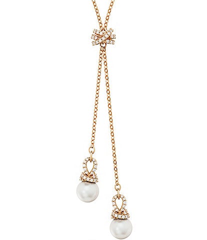 Swarovski Originally Pearl Crystal Y-Necklace