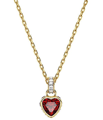 Swarovski Stilla Red Heart Short Pendant Necklace