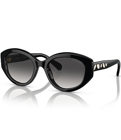 Swarovski Women's SK6005 53mm Irregular Crystal Sunglasses