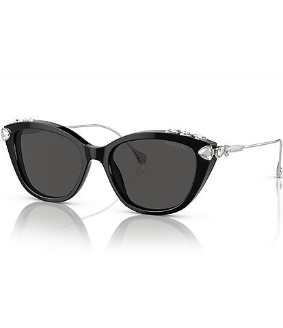 Swarovski Women's SK6010 53mm Cat Eye Sunglasses