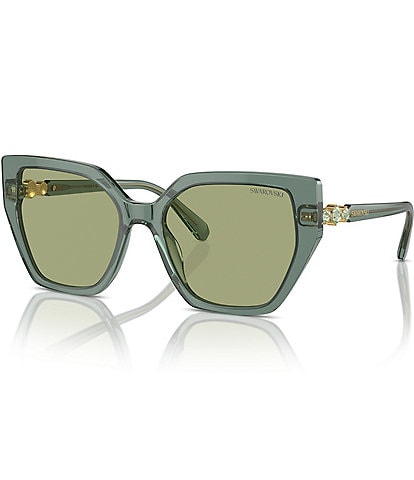 Swarovski Women's SK6016 56mm Irregular Sunglasses