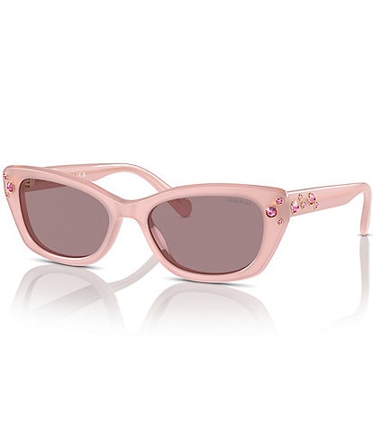 Swarovski Women's SK6019F 54mm Cat Eye Sunglasses