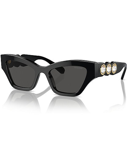 Swarovski Women's SK6021 53mm Cat Eye Sunglasses