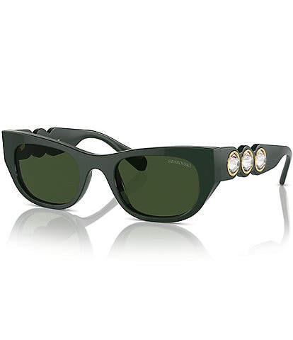 Swarovski Women's SK6022F 53mm Cat Eye Sunglasses
