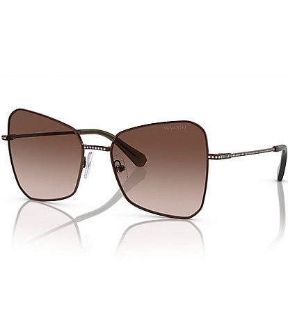 Swarovski Women's SK7008 57mm Gradient Butterfly Sunglasses