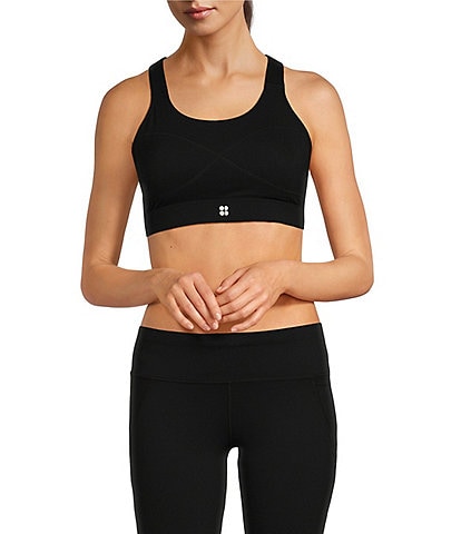 Sweaty Betty Power Medium Impact Scoop Neck Center Set Strap Sports Bra