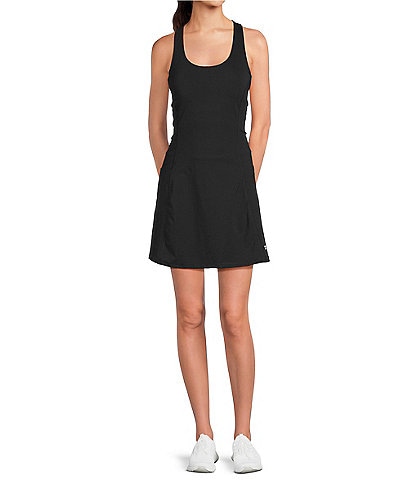 Sweaty Betty Power Workout Ribbed Knit Scoop Neck Bodycon Dress