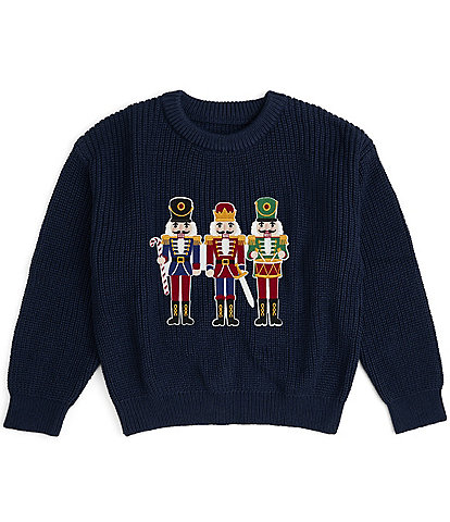 Sweet Wink Boys Nutcracker Patch Christmas Sweater
