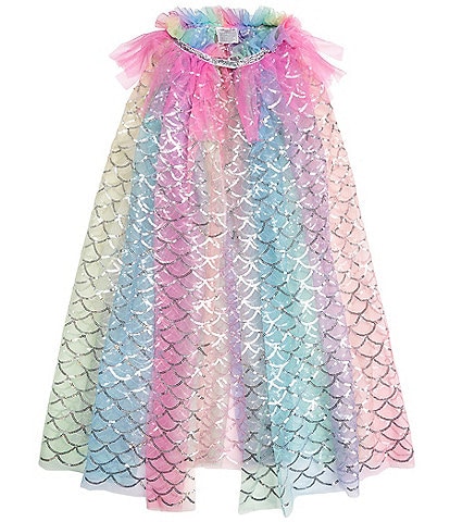 Sweet Wink Rainbow Mermaid Cape