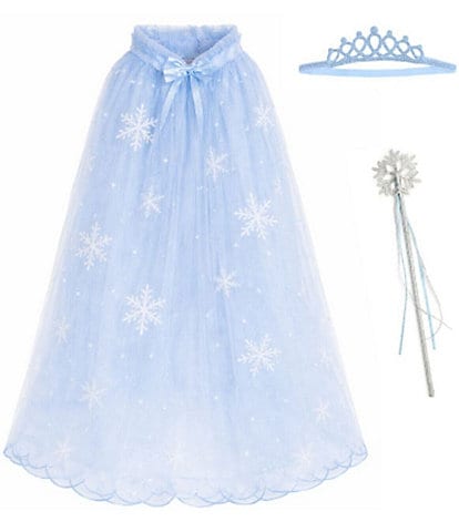 Sweet Wink Snowflake Cape, Wand & Tiara Headband Set