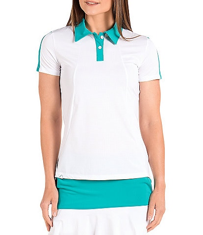 SwingDish Love Collection Meredith Short Sleeve Polo Shirt