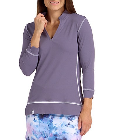 SwingDish Watercolor Collection Haley 3/4 Sleeve Top