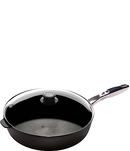 Swiss Diamond XD 5.8 qt Nonstick Saute Pan with Stainless Steel Handle & Glass Lid
