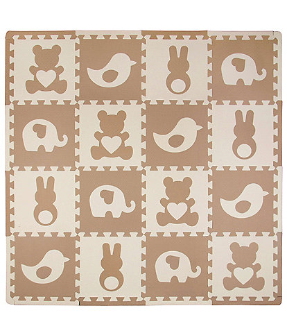 Tadpoles 16 Piece Foam Playmat Set, Teddy & Friends