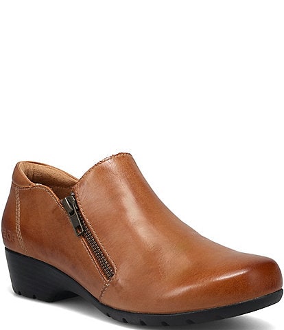 Taos Footwear Daily Leather Zip Shooties