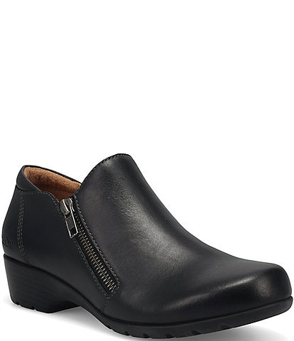 Taos Footwear Daily Leather Zip Shooties