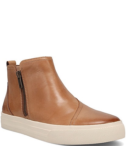 Taos Footwear Double Up Leather Platform Sneaker Booties